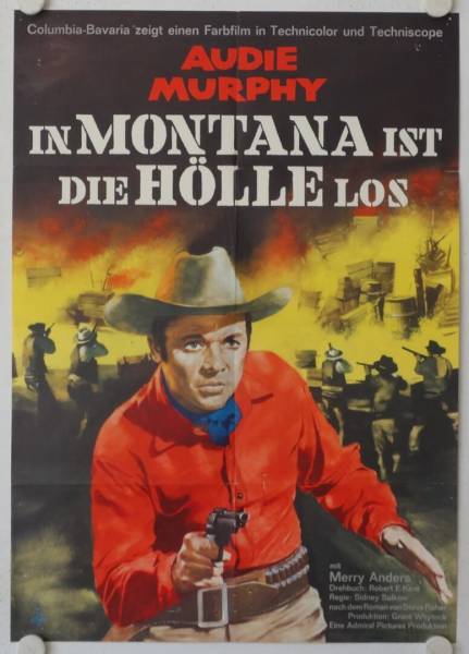 In Montana ist die Hölle los originales deutsches Filmplakat